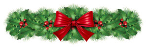 Christmas decoration border